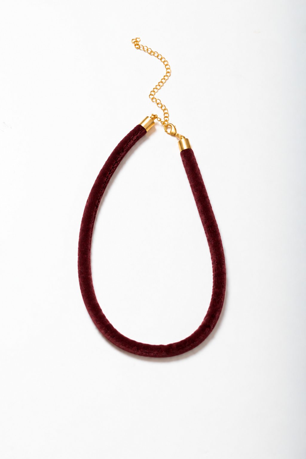CHOKER VELUDO MARSALA